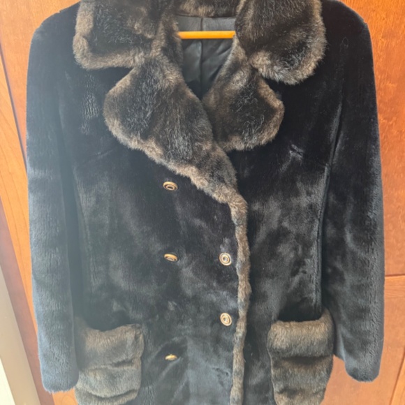 Boagana Bunker Ramo Vintage Faux Fur Coat VERY SOFT & WARM Size Medium - Picture 12 of 16